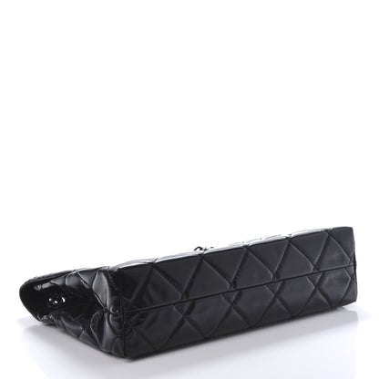 Chanel Vinyl Quilted In the Business Flap Bag Black 8 of 22
