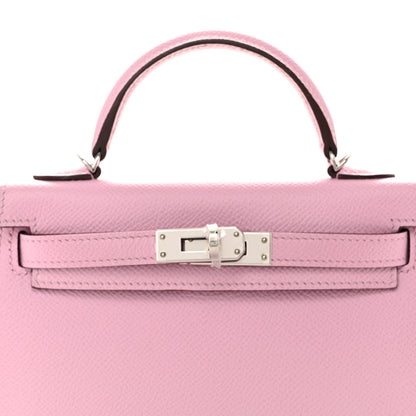 Hermes Epsom Mini Kelly Sellier 20 Mauve Sylvestre 8 of 12