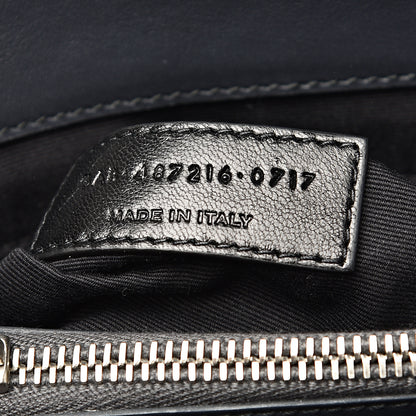 Saint Laurent Calfskin Y Quilted Monogram Medium Loulou Chain Satchel Asphalt 6 of 10