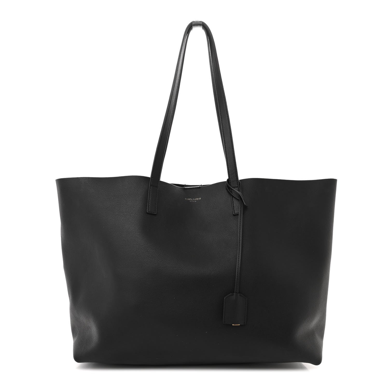 Saint Laurent Calfskin Large Shopping Tote Black 1 of 13