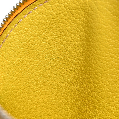 Hermes Chevre Mysore Mini In-The-Loop Card Holder Jaune De Naples 10 of 11