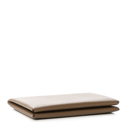 Hermes Epsom Calvi Card Case Etoupe 3 of 4