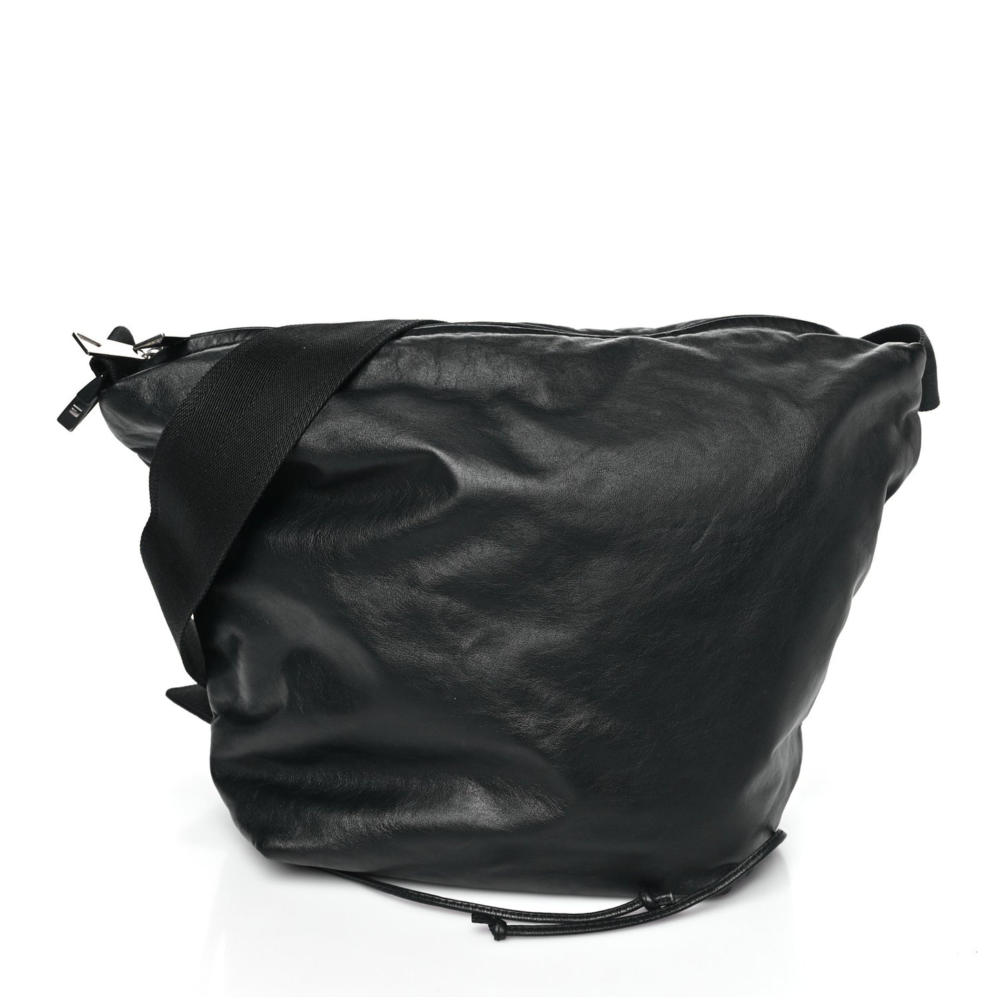 Calfskin Hidrology Shoulder Bag Black