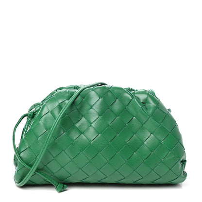 Bottega Veneta Nappa Intrecciato The Mini Pouch Racing Green 1 of 9
