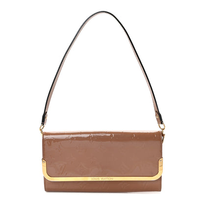 Louis Vuitton Vernis Rossmore MM Rose Velours 1 of 11