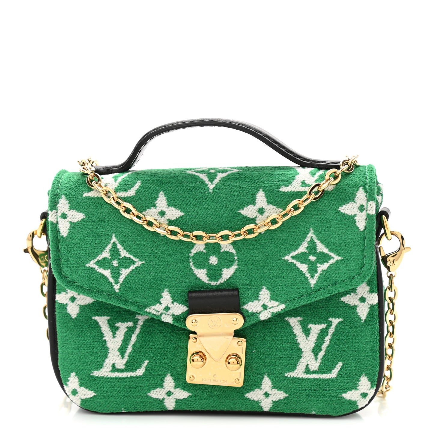 Monogram Jacquard Velvet Micro Metis Green