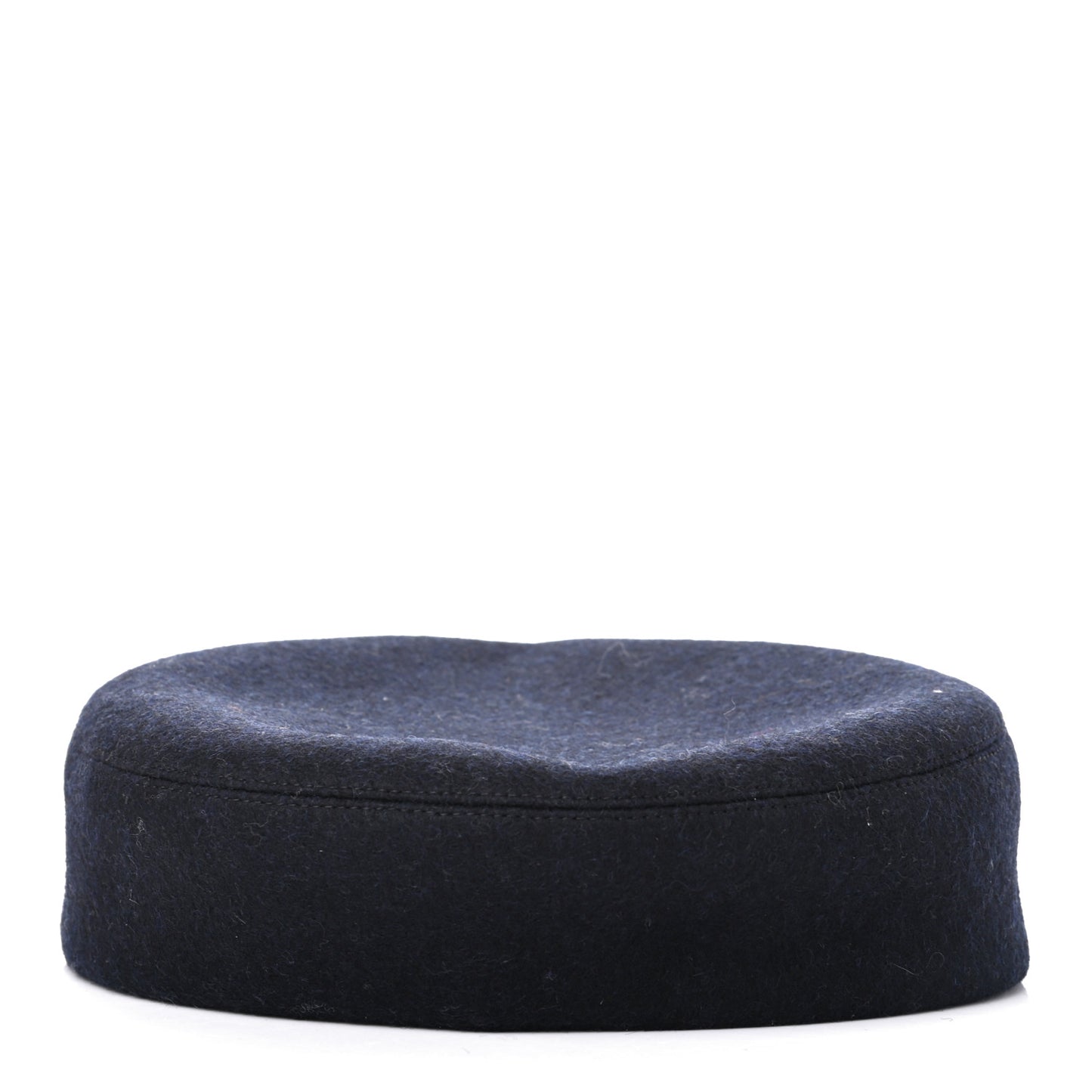 Wool Calfskin Dani Cap 57 Marine Black
