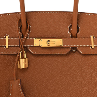 Hermes Togo Birkin 30 Gold 8 of 13