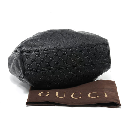Gucci Guccissima Medium Sukey Tote Black 4 of 7