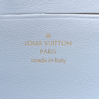 Louis Vuitton Calfskin Bubblegram Wallet On Strap Ice Blue 6 of 10
