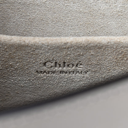 Chloe Calfskin Suede Small Nile Bracelet Bag Motty Grey 9 of 10
