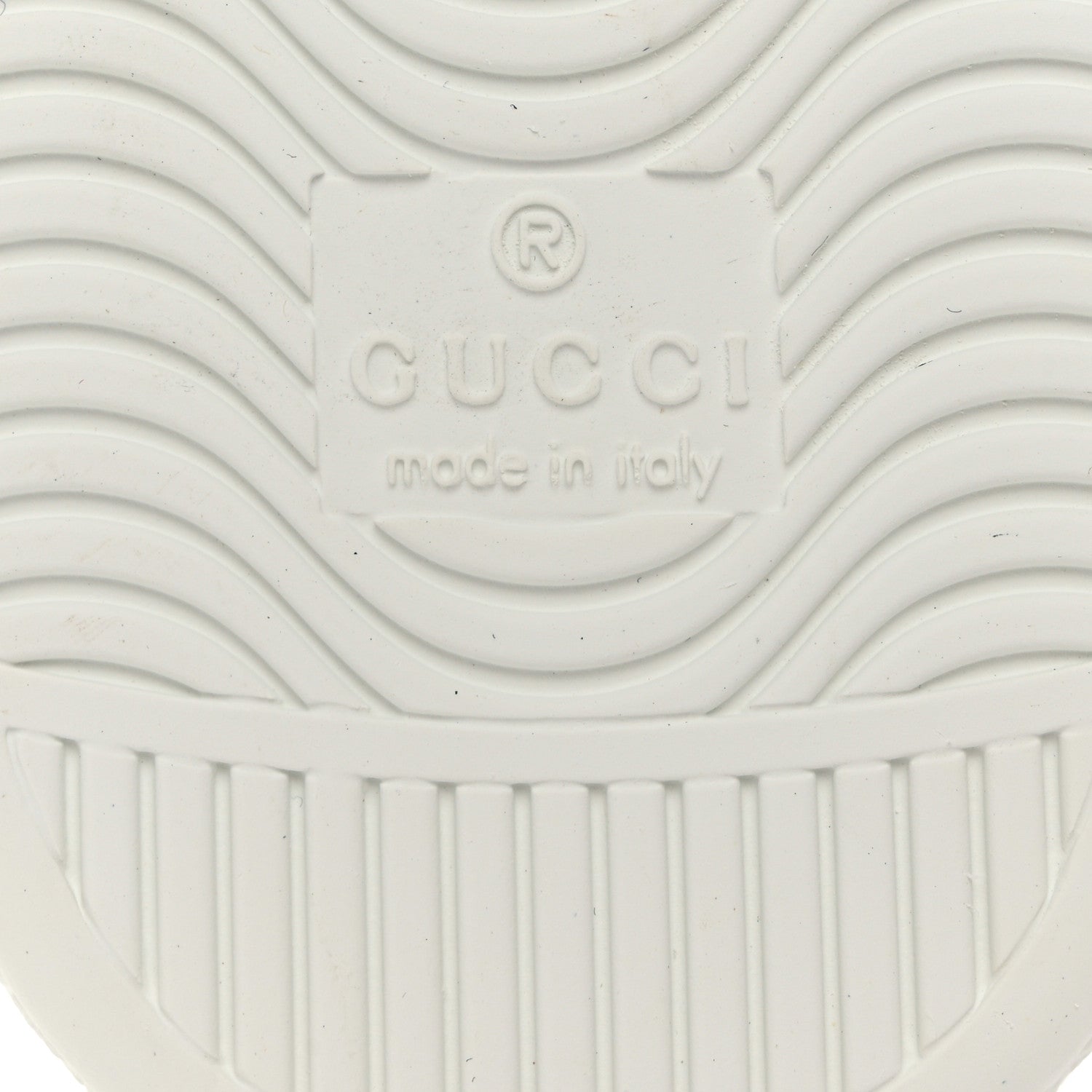 Gucci Nappa G Rhombus Mens Ace Sneakers Great 6.5 White Green 8 of 9