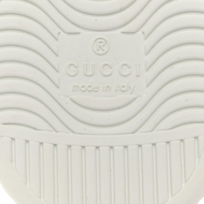 Gucci Nappa G Rhombus Mens Ace Sneakers Great 6.5 White Green 8 of 9