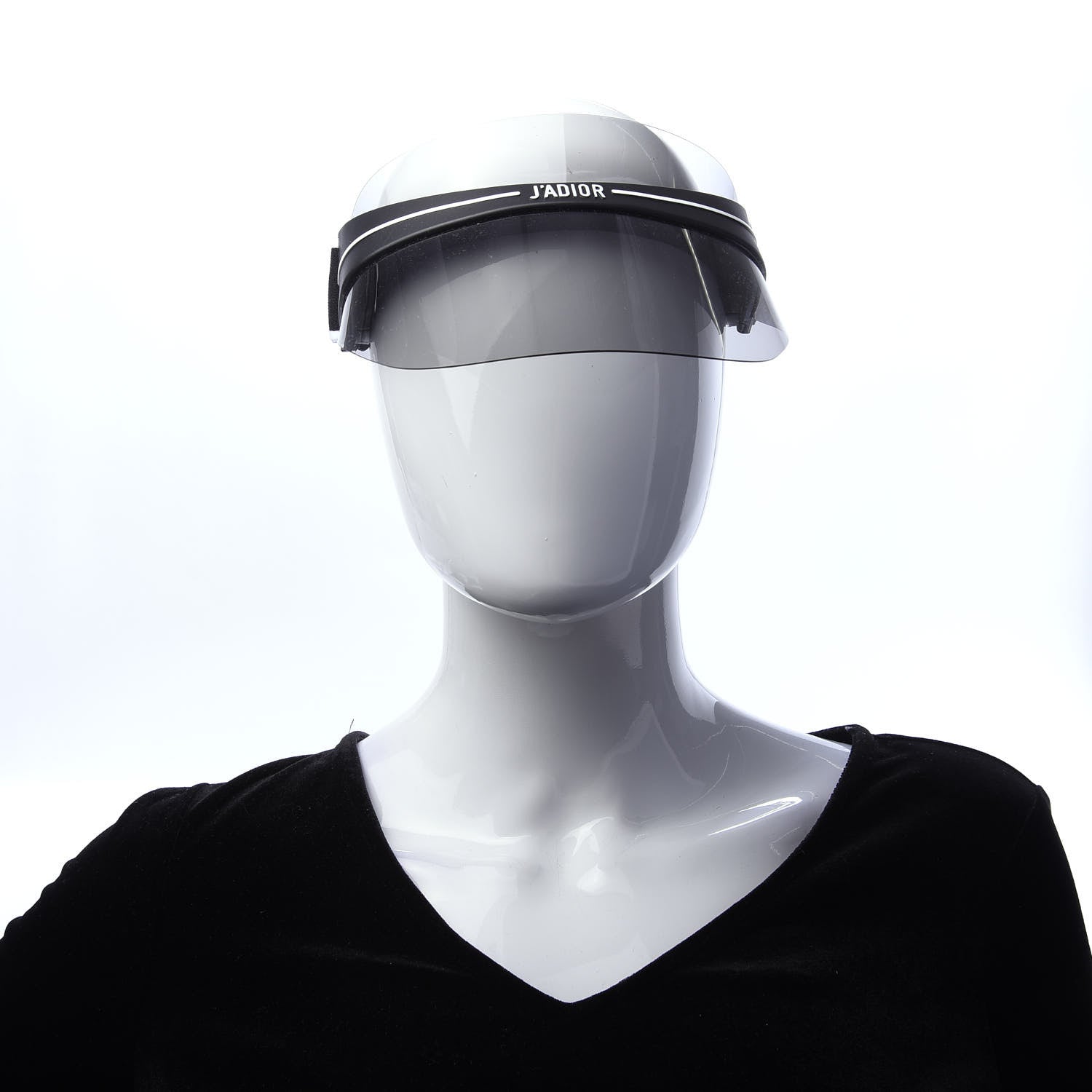 Christian Dior Mirrored DiorClub1 Sun Visor Silver 2 of 6
