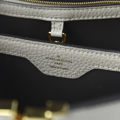 Louis Vuitton Taurillon Capucines BB Galet 8 of 9