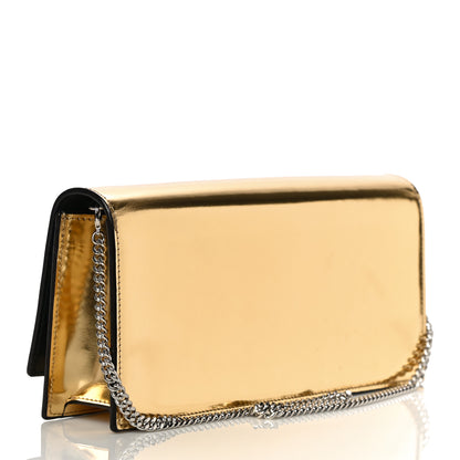 Jimmy Choo Patent Lilia Clutch Bag Gold 2 of 21