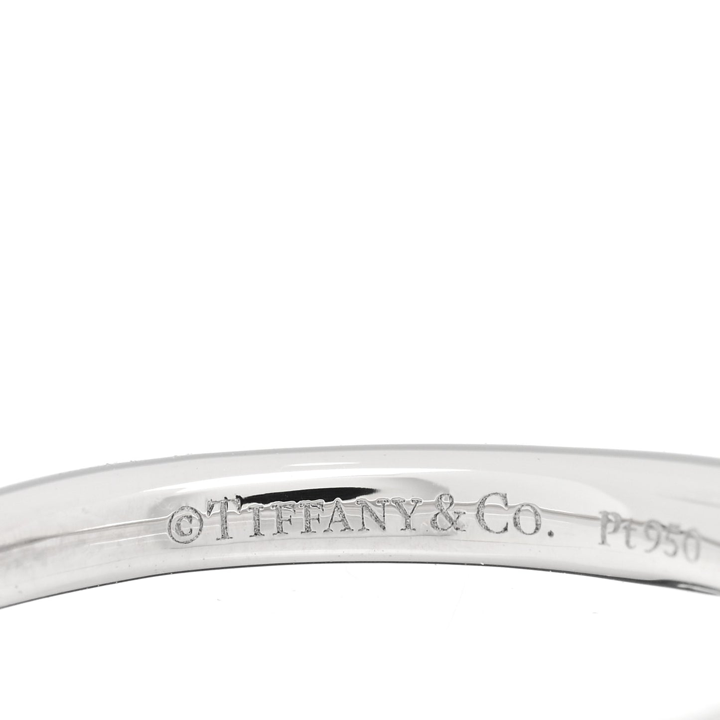 Platinum Diamond .23ct Round Brilliant Harmony Engagement Ring 51 5.75