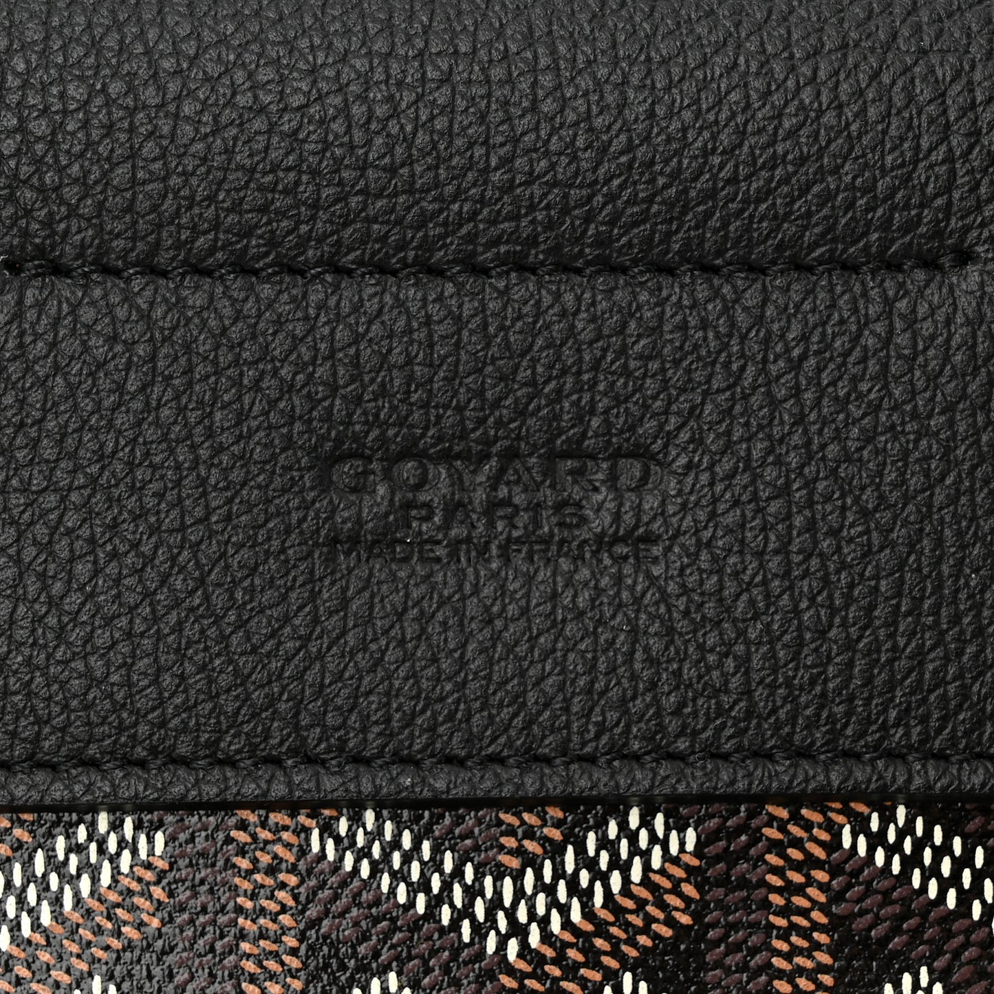 Goyardine Calfskin Mini Alpin Backpack Black
