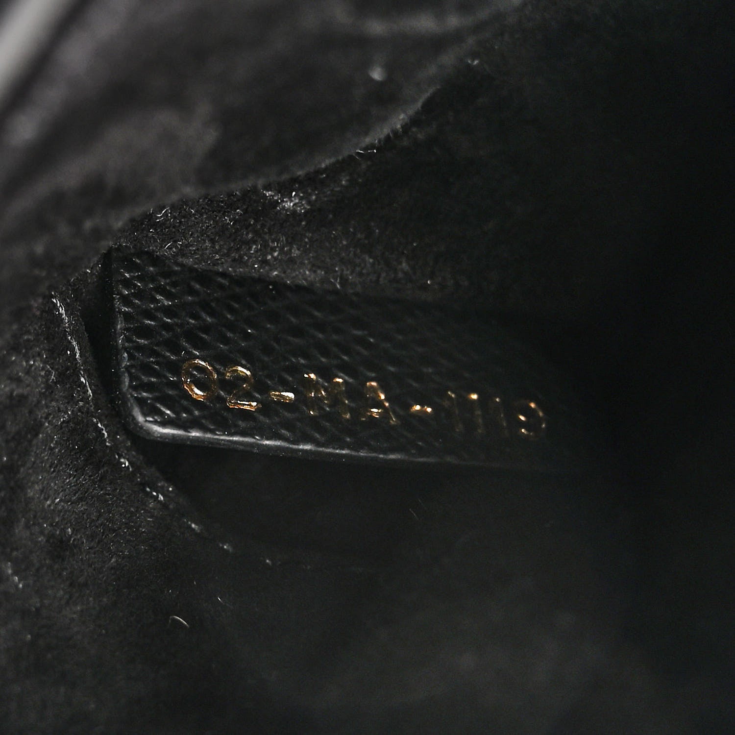Christian Dior Grained Calfskin Mini Saddle Bag Black 7 of 10