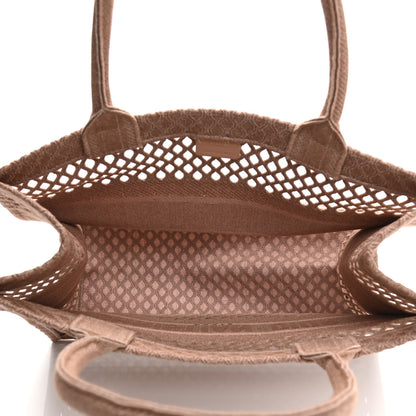 Christian Dior Mesh Embroidered Medium Book Tote Clay 5 of 10