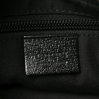 Gucci Monogram Medium Half Moon Hobo Black 6 of 10