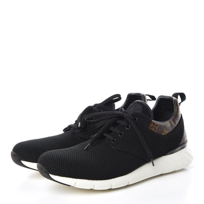 Louis Vuitton Mesh Monogram Fastlane Low Sneakers 11 Black 3 of 8