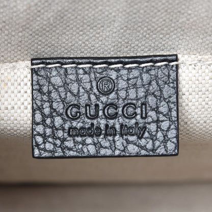Gucci Dollar Calfskin Crystal Web Medium Dionysus Bamboo Top Handle Bag Black Black Diamond 8 of 11