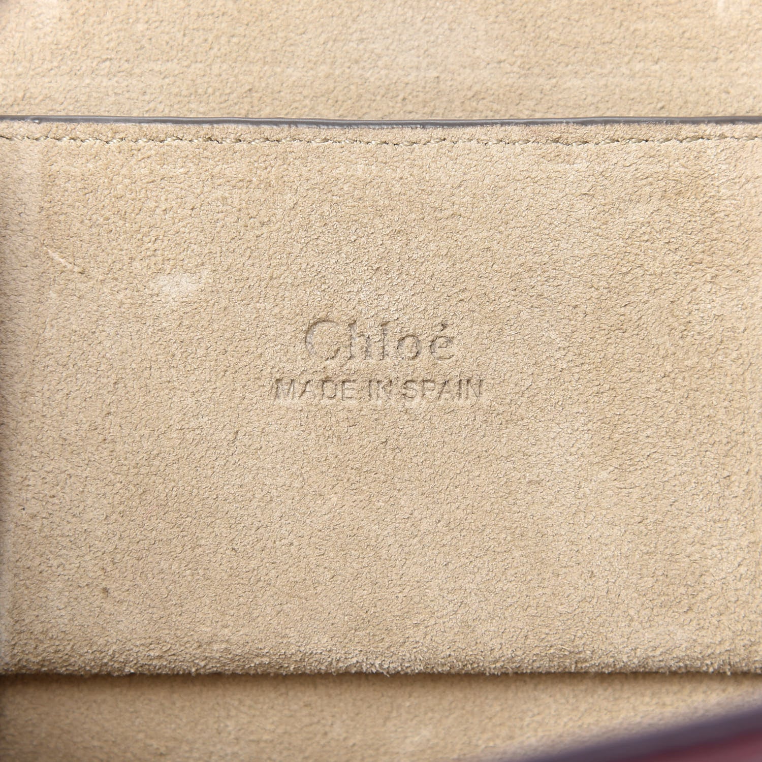 Chloe Suede Calfskin Mini Faye Bracelet Bag Plum Purple 8 of 10