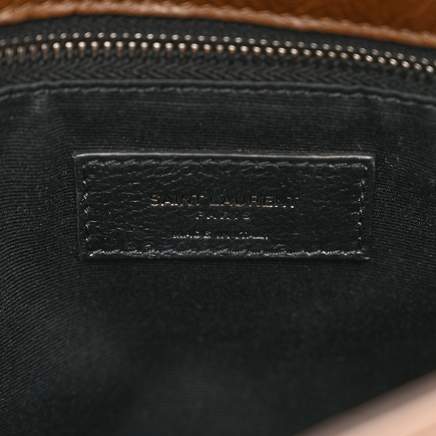 Saint Laurent Crinkled Calfskin Matelasse Monogram Medium Niki Chain Satchel Tan Brown 6 of 11