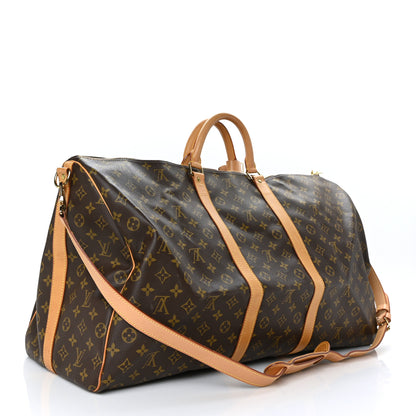 Louis Vuitton Monogram Keepall Bandouliere 60 3 of 12