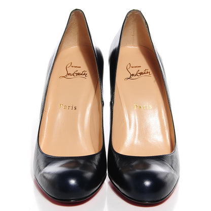 Christian Louboutin Kid Simple 100 Pumps 39 Navy 2 of 7