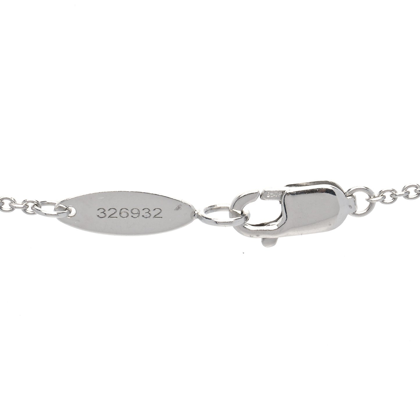 Platinum Diamond Full Loop Pendant Necklace
