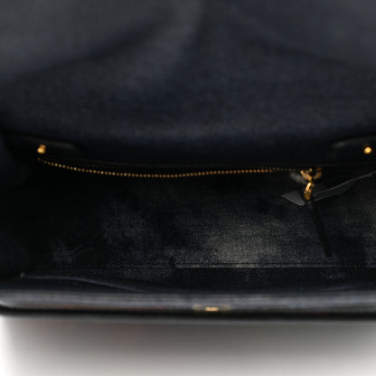 Valentino Garavani Denim Butterfly Embroidered Small My Rockstud Frame Bag Blue 5 of 9