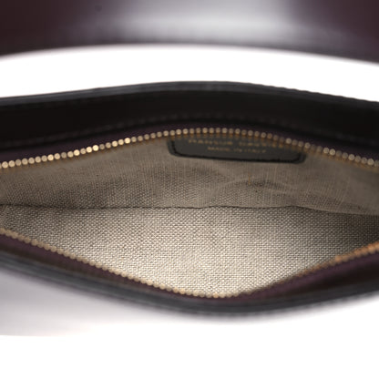 Mansur Gavriel Calfskin Bonbon Top Handle Bag Aubergine 5 of 9