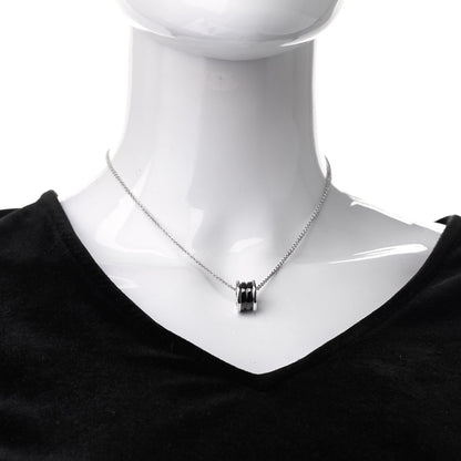 Bulgari Sterling Silver Ceramic Save The Children Pendant Necklace 2 of 13