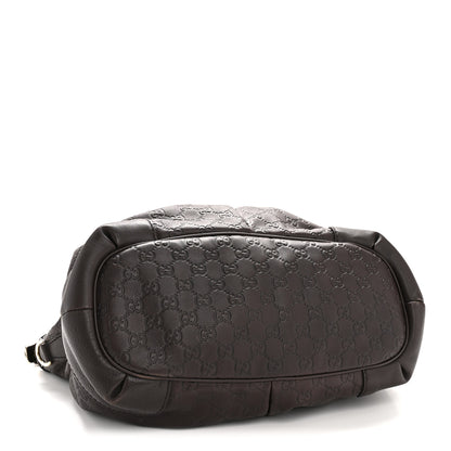 Gucci Guccissima Large Sukey Top Handle Bag Chocolate 4 of 13