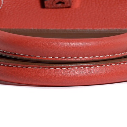 Hermes Togo Eclat Birkin 40 Sanguine and Blanc 14 of 23