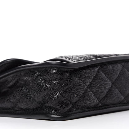 Chanel Caviar Quilted Large French Riviera Flap Black 6 of 10