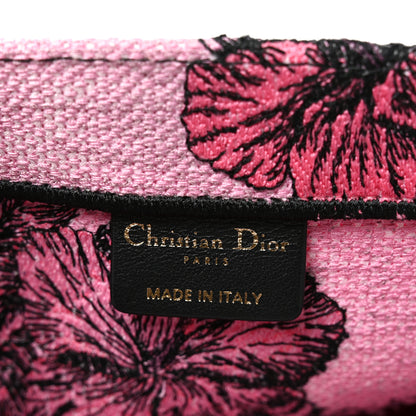 Christian Dior Canvas Embroidered Large Toile de Jouy Voyage Book Tote Fuchsia Multicolor 5 of 9