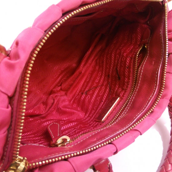 Tessuto Nylon Gaufre Peonia