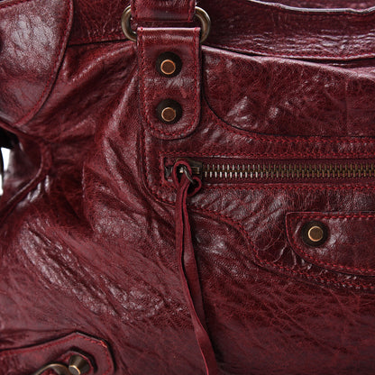 Balenciaga Agneau Classic Hardware City Rouge Grenat 12 of 14