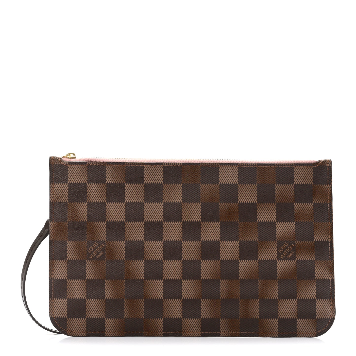Damier Ebene Neverfull MM GM Pochette Rose Ballerine