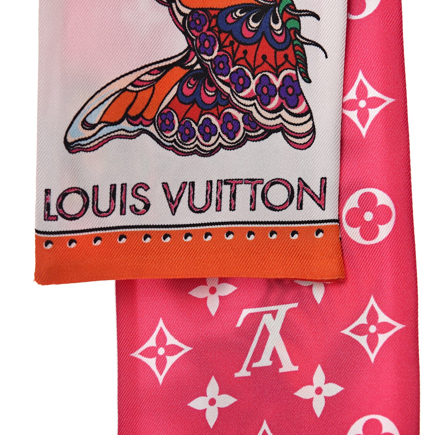 Louis Vuitton Silk Monogram World Of Love Bandeau White 3 of 6