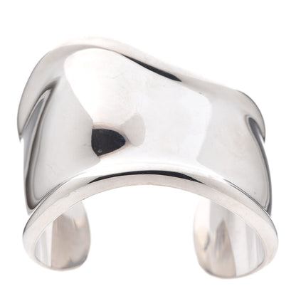 Tiffany Sterling Silver Small Elsa Peretti Left Wrist Bone Cuff Bracelet 1 of 4