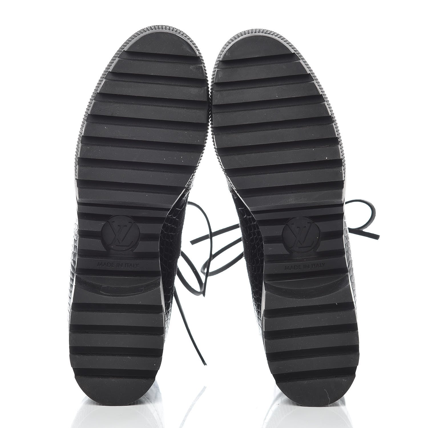 Louis Vuitton Suede Calfskin Monogram Laureate Platform Desert Boots 39 Black 10 of 12