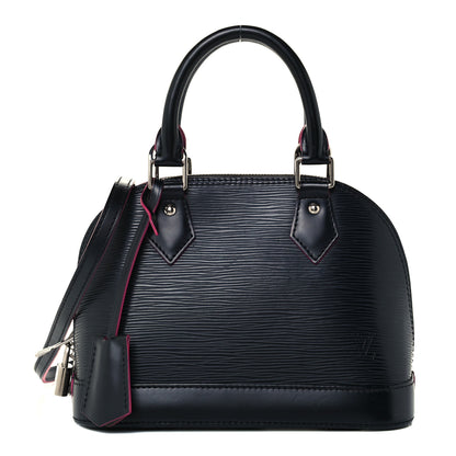 Louis Vuitton Epi Alma BB Black Hot Pink 1 of 13