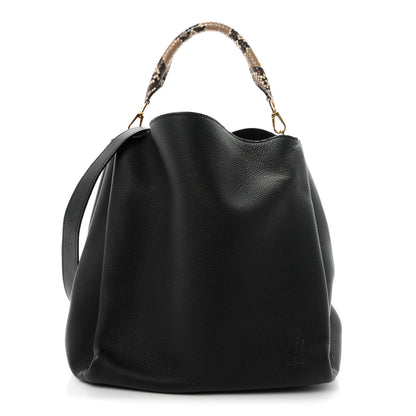 Louis Vuitton Veau Cachemire Snakeskin Babylone MM Black 1 of 10
