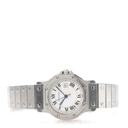 Cartier Stainless Steel 29mm Santos Octagon Automatic Watch 3 of 6
