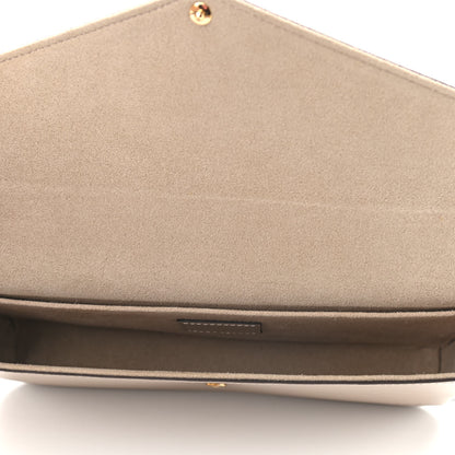 Louis Vuitton Epi Felicie Pochette Chain Wallet Galet 6 of 10