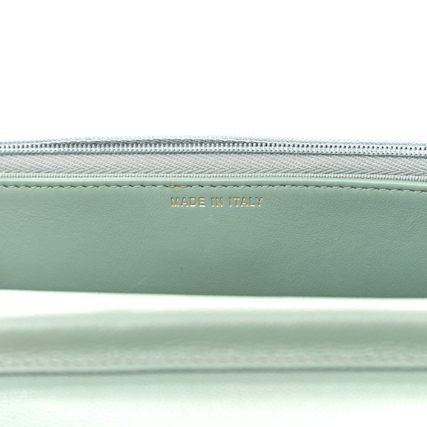 Caviar Quilted Wallet On Chain WOC Dark Green